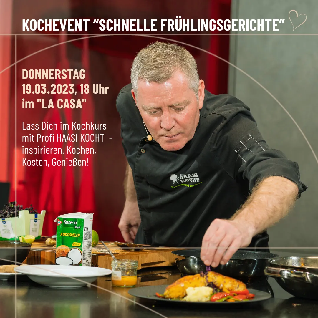 Holzer Kochevent Schnelle Frühlingsküche mit Haasi kocht 190326